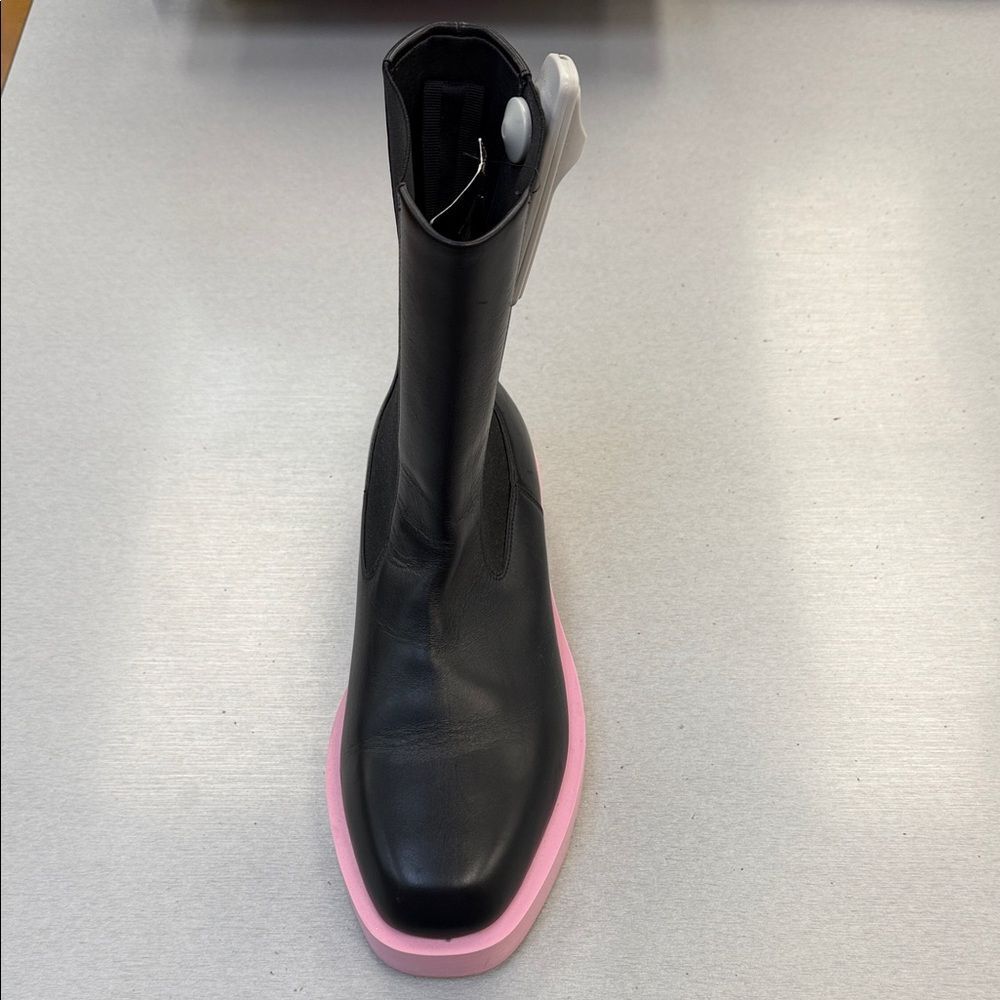Givenchy Black and Pink Heeled Boots